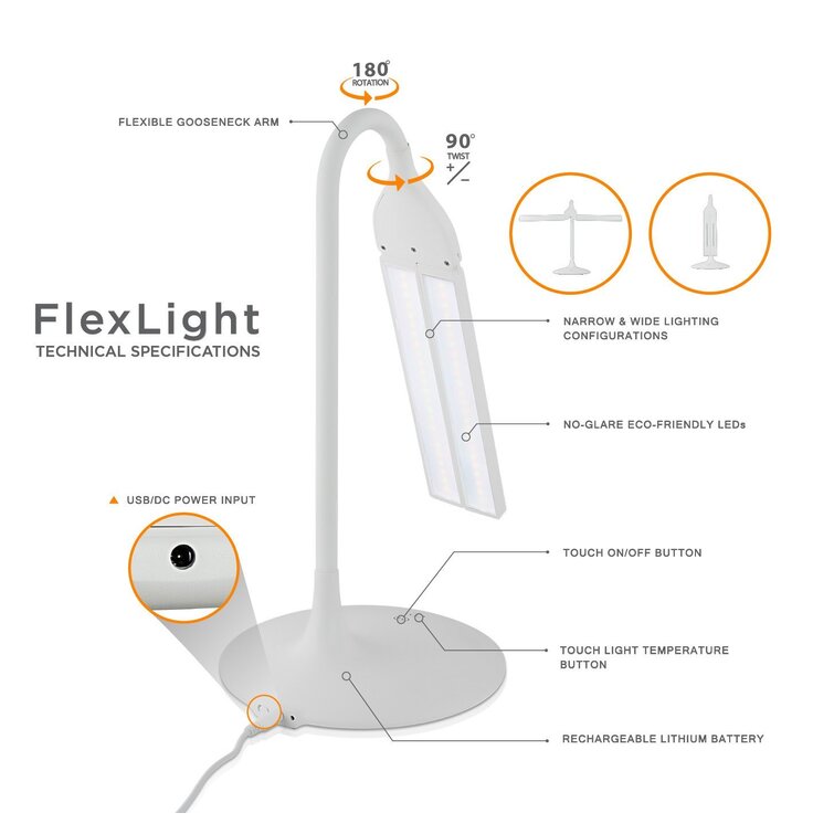 Turcom led deals desk lamp